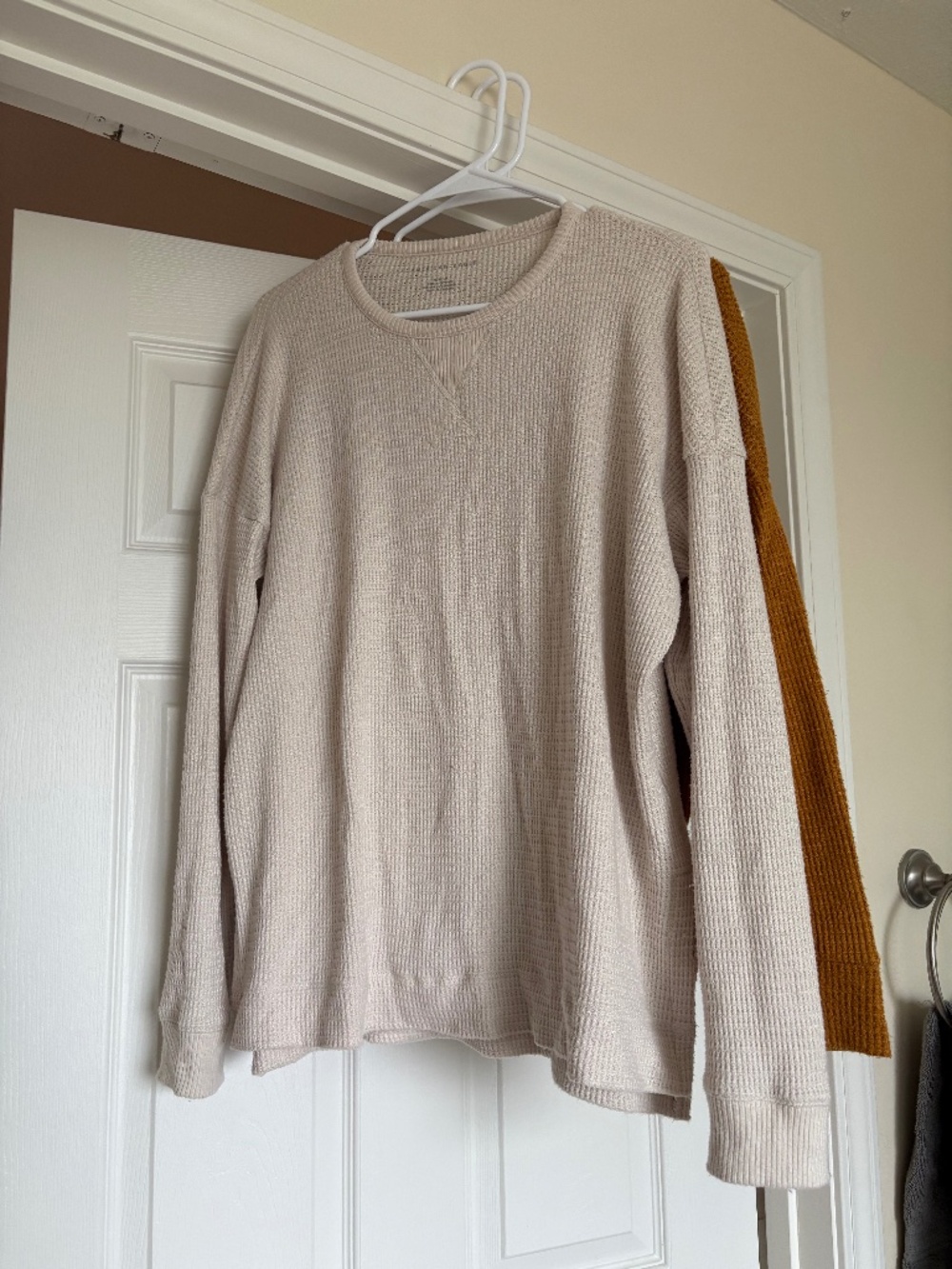 American eagle long sleeve soft waffle top